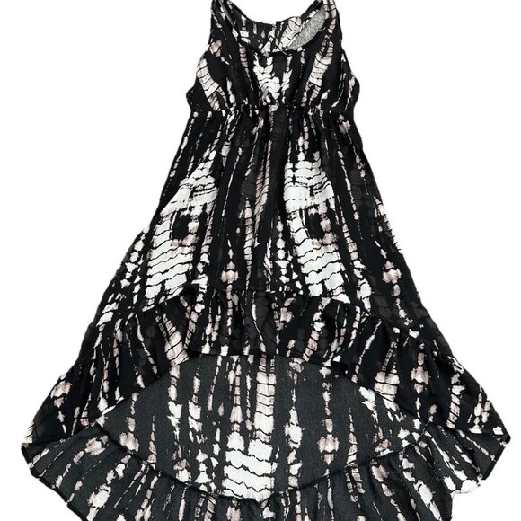 Xhilaration Dresses & Skirts - Xhilaration Racerback Sheer Dress Coverup Womens M High Low Black Sleeveless